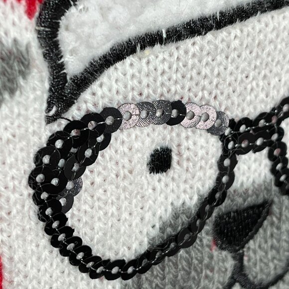 New Directions Sweater Womens Large Ugly Christmas Top Knit Holiday Party Winter - Picture 6 of 11